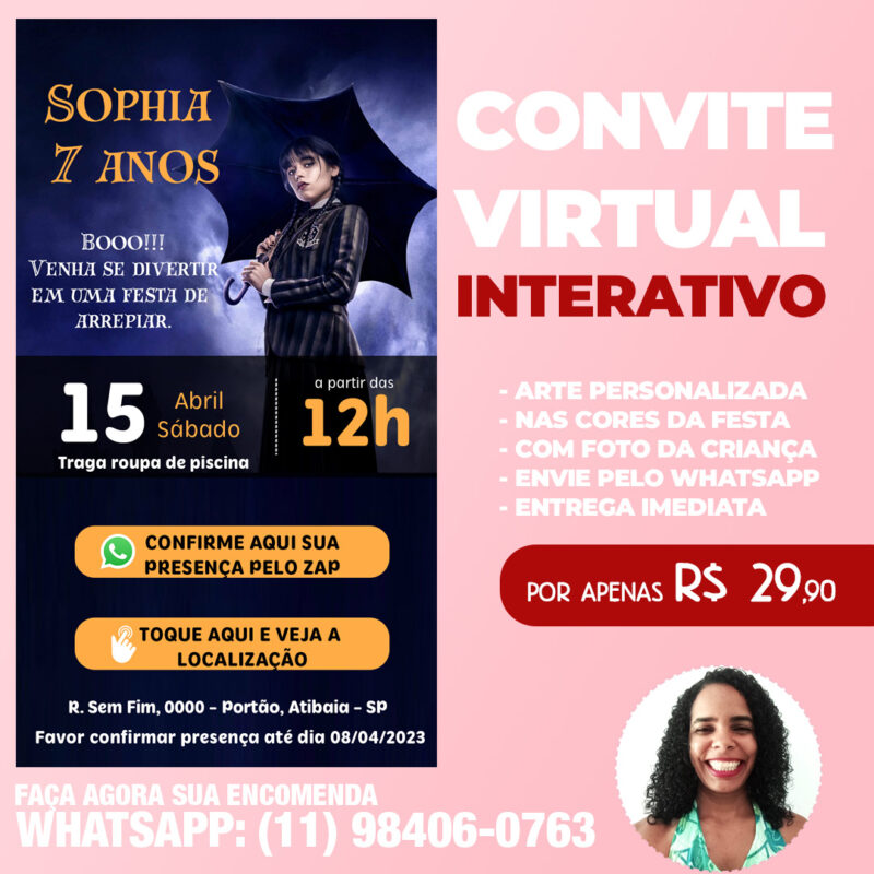 Convite Digital Sonic Azul com Foto da Criança para Enviar pelo Zap